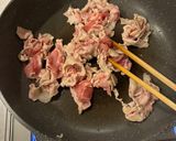 豚肉とキノコのあっさり炒め作り方1写真