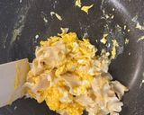 はなびらたけと玉子のふんわり炒め作り方3写真