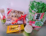 *豆苗と玉葱とソーセージのレンチン蒸し*作り方1写真