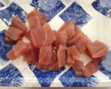 塩麹マヨでマグロ変身作り方1写真