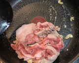 豚バラと小松菜の甘辛ガーリックチャーハン作り方3写真