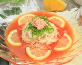 トマトジュースとレモンとツナで絶品！素麺作り方5写真