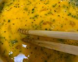 丸いフライパンでも綺麗な形の玉子焼き作り方1写真