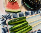 お祭り気分☆きゅうり一本（半本）漬け作り方6写真