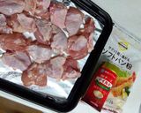 鶏肉のチーズパン粉焼き作り方1写真