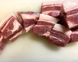 お箸で崩れるとろとろ豚の焼かない角煮作り方1写真