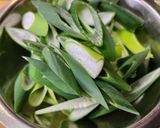 鶏むね肉と長ネギの和風スパゲティ作り方3写真