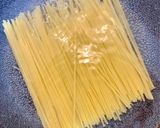 さば味噌缶と納豆の和風パスタ作り方1写真