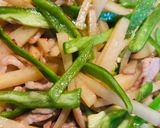 豚こま肉とじゃがいもピーマンの青椒肉絲風作り方6写真