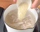 とんこつラーメン風♪豚ネギ塩そうめん作り方3写真
