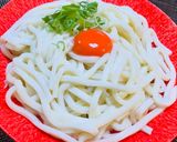 簡単な釜玉うどん作り方3写真