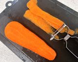 エビとひらひら人参のソテー♪イクラのせ作り方1写真