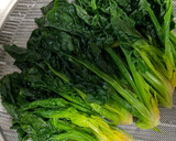 ほうれん草と鶏レバーのオイスター炒め作り方3写真