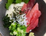 まぐろとしらすのねばとろ丼作り方5写真
