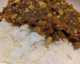 たっぷりコーンのキーマカレー作り方5写真