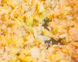 小エビ🍤と春キャベツ🥬のリゾット美味🩵作り方3写真