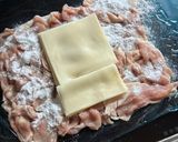 豚こま肉で作る！ミルフィーユチーズステーキ作り方1写真