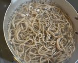 市販で激うま濃厚魚介豚骨醤油つけ蕎麦作り方1写真