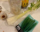 簡単　セロリとオクラの炒め物作り方1写真