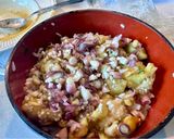 蒸し茄子丼アップグレードTKG作り方10写真