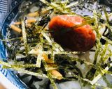 お茶漬けの素●＋梅干しでセルフ梅茶漬け作り方2写真