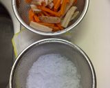 蓮根人参白滝の煮物作り方2写真
