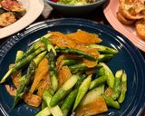 アスパラと干し芋のバター炒め作り方4写真