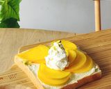 柿&クリチトースト☆のせただけ☆朝食昼食作り方2写真