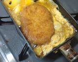 玉ねぎなし！サクうまコロッケ卵とじ丼作り方4写真