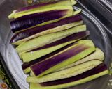 なすの豚肉巻きのネギダレ乗せ〜♪作り方3写真