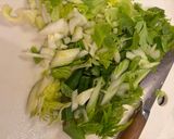 簡単　セロリとオクラの炒め物作り方1写真