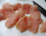 鶏むね肉のピカタ&トマト味噌ソース作り方1写真