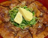 豚丼(余ったカラメルソース使用)作り方4写真
