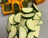 かぼちゃと大豆とミンチの旨煮♪作り方1写真
