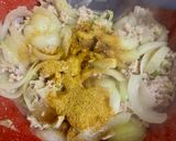さつま芋と鶏そぼろのカレー煮♪作り方3写真