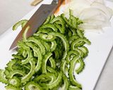 ゴーヤ豚ミンチ炒め作り方1写真