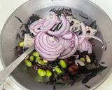 食感楽しい♡小豆とひじきのサラダ作り方4写真