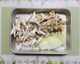 簡単夕飯昼食ワンパンで鮭と茸クリームパスタ魚料理作り方3写真