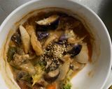 肉無チクワクリーミー洋風坦々麺味野菜炒め作り方19写真
