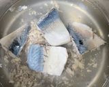 四毒抜き　鯖とごぼうの煮物作り方1写真