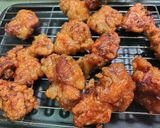 一人暮らし息子用！フライパンで唐揚げ作り方18写真