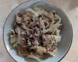 簡単★昼ごはんや晩御飯に「白だし牛丼」作り方3写真
