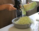 千切りキャベツのたっぷり野菜鍋作り方1写真
