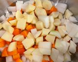 ミネストローネ⭐︎大根と豚挽き肉入り作り方3写真