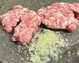 ひき肉と糸コンの甘辛そぼろ丼作り方3写真