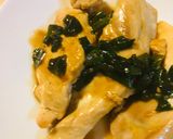 鶏肉スライスのあまからネギソースステーキ作り方4写真