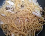 簡単夕飯昼食ワンパン鮭茸クリームパスタ魚料理作り方6写真