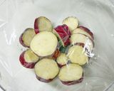 ご飯が進む!鶏肉とさつま芋のハニーマスタード焼き作り方2写真