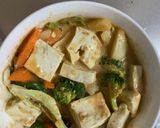 お一人様クリーミートマト味噌味豆腐野菜炒作り方21写真