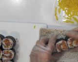 巻きす不要クルクル巻　トロタク作り方3写真